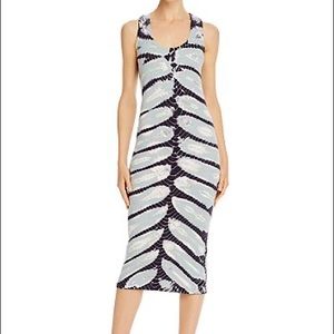 NWT YOUNG FABULOUS & BROKE YFB Denny Tie Dye Tank Midi Dress Size Medium